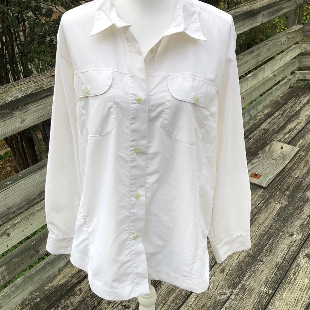 NWT Campmor white performance shirt.